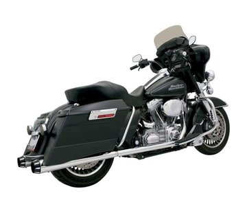 Bassani 4 "Slip-On Mofles Megáfono 95-15 FLHT - Cromo