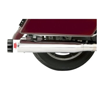 Bassani exhaust 4 inch Slip-on Quick Change Mufflers FL 95-16 - Chrome