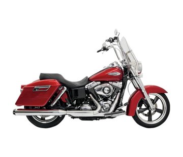 Bassani 4 "Slip-on de cambio rápido de Mofles Chrome - Se adapta a 12-16 FLD