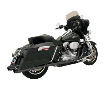 Bassani 4 "Slip-On Mufflers conique Megaphone 95-15FL - Noir