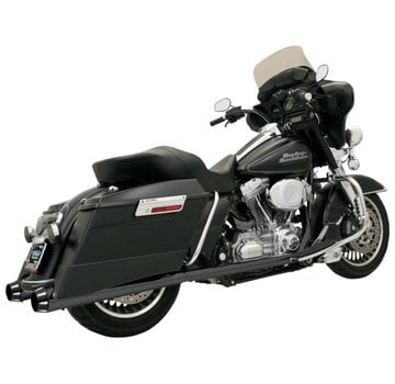 Bassani 4 "Slip-On Mufflers conique Megaphone 95-15FL - Noir