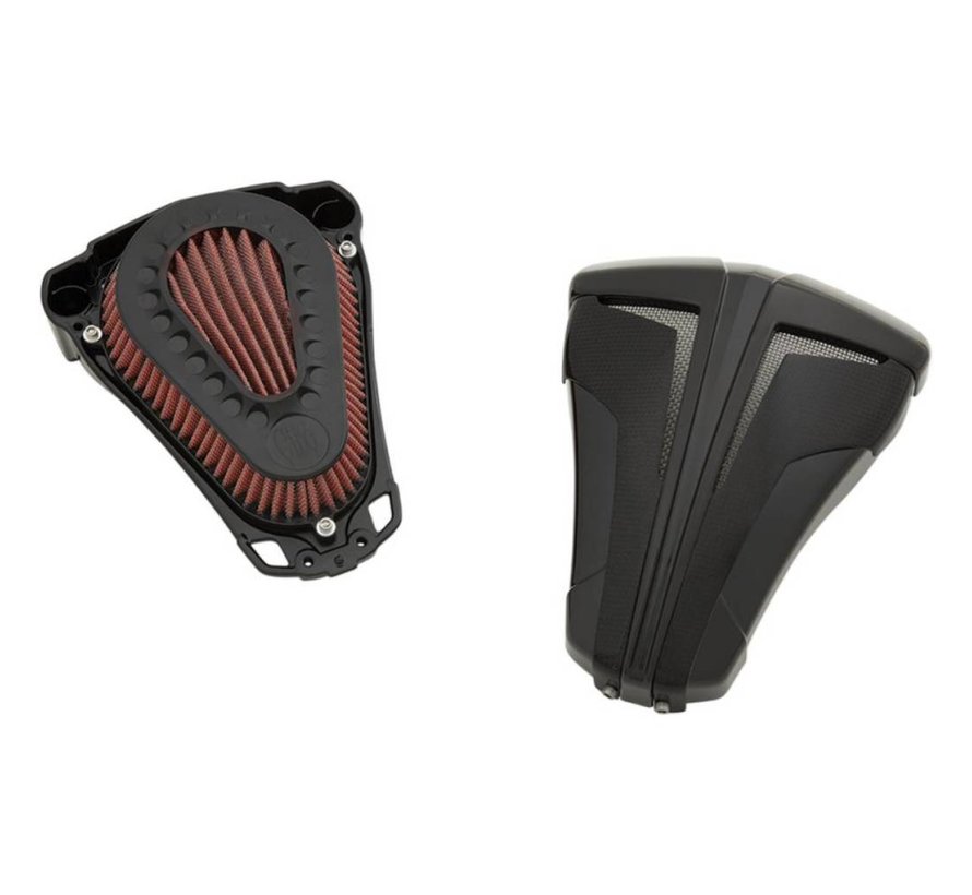 Luftfilter-Kit Cipher Schwarz oder Chrom Passend für:> 2008-2016 Touring 14-17 Softail Dyna