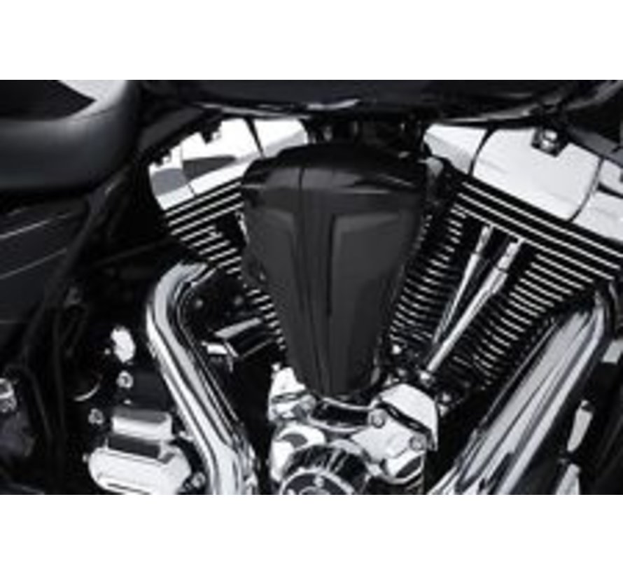 Kit de filtro de aire Cipher Negro o cromado Se adapta a:> 2008-2016 Touring 14-17 Softail Dyna