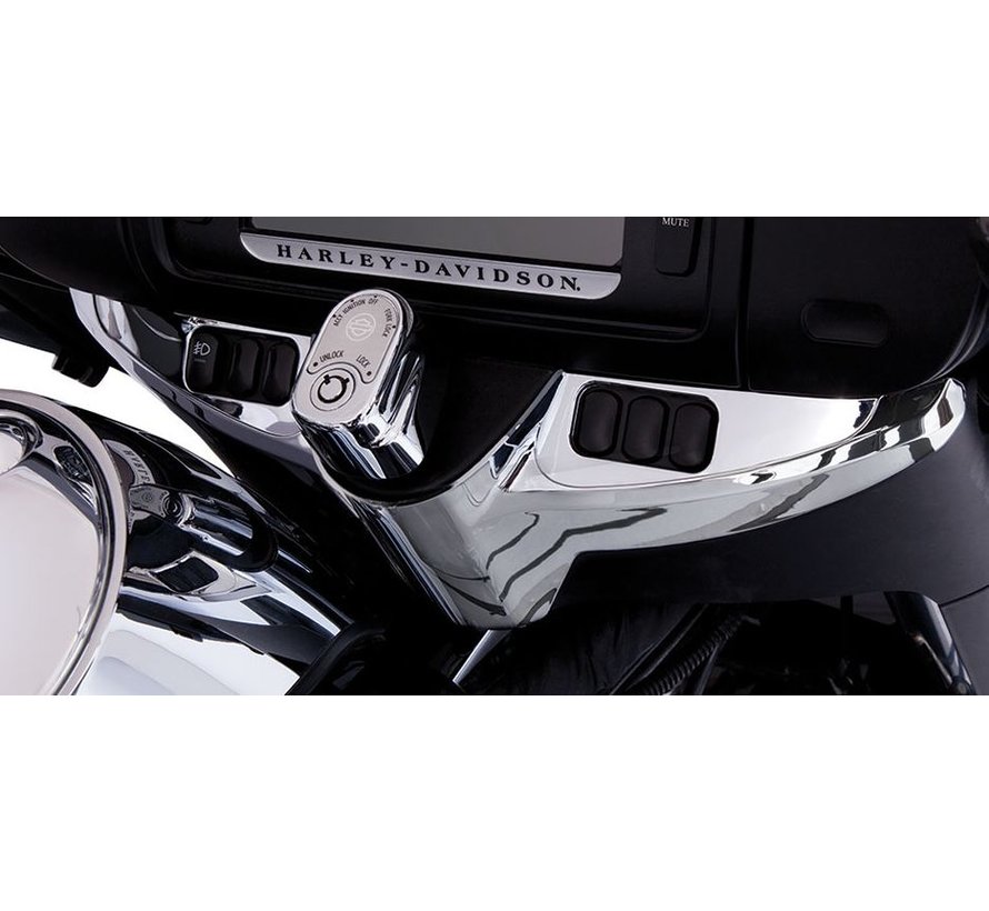 Chrome Ignition Switch Accent 14-up FLHT