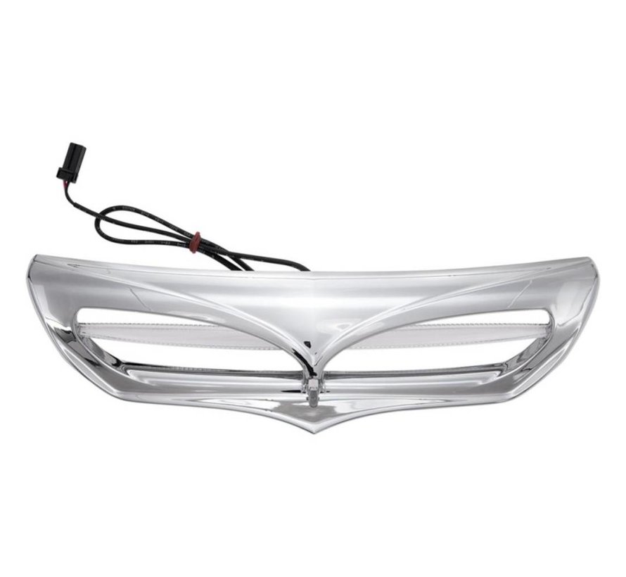 trim fairing Chrome/Black 14-up FLH/T - Lighted