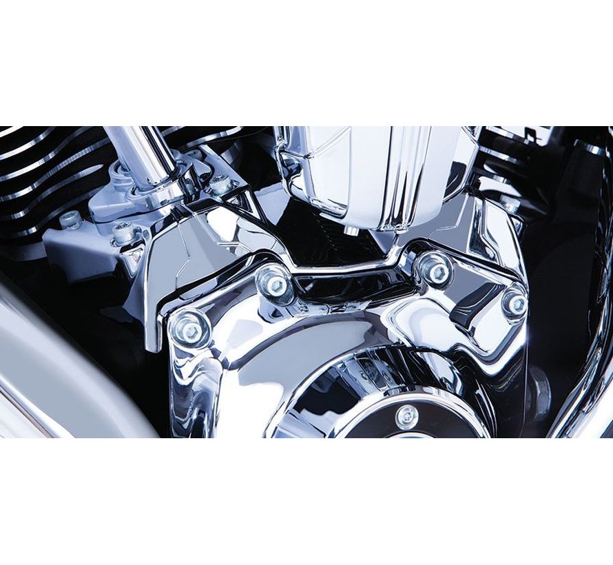 Couvercle de bloc de poussoir de moteur Chrome 07-up- Touring FLH FLT