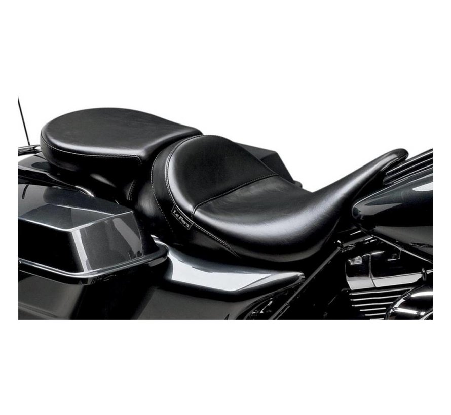 seat solo Pillion Pad Aviator Smooth Wide Fits: > 08-20 Touring