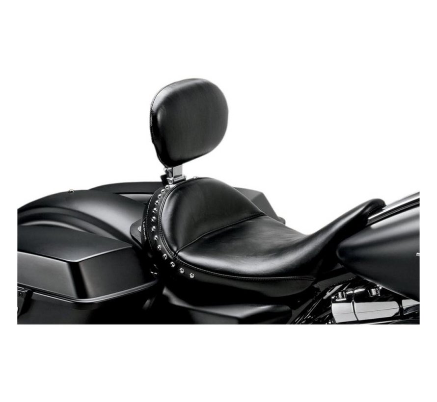 seat solo Monterey Smooth with backrest  Fits: > 08-22 Touring