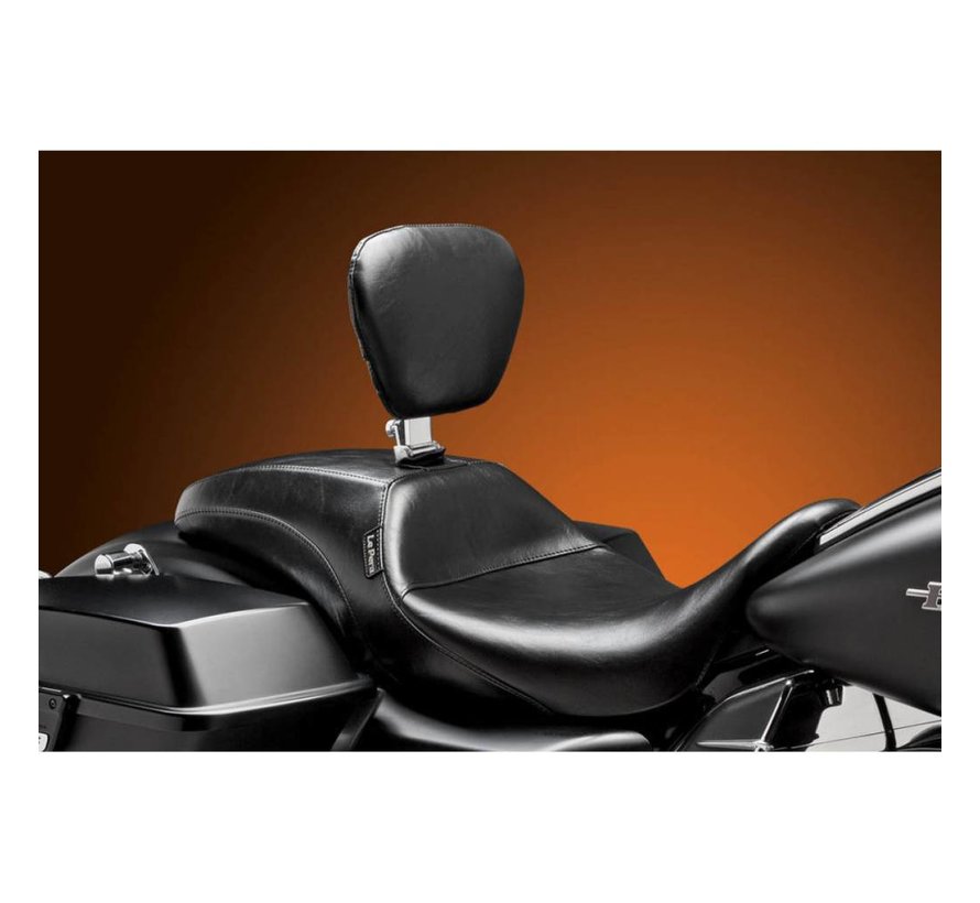 seat Outcast Full Length with backrest Fits: > 08-22 Touring