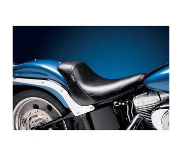 Le Pera seat solo Bare Bone Smooth Biker Gel Fits: > 06-17 Softail with 200 rear tire