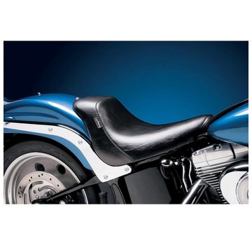 Le Pera seat solo Bare Bone Smooth Biker Gel Fits: > 06-17 Softail with 200 rear tire