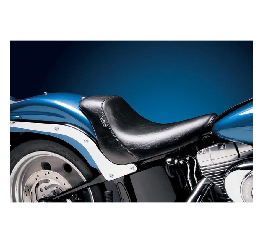 seat solo Bare Bone Smooth Biker Gel Fits: > 06-17 Softail with 200 rear tire