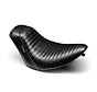 seat solo Bare Bone Pleated 200mm Fits: > 06-17 Softail with 200 rear tire