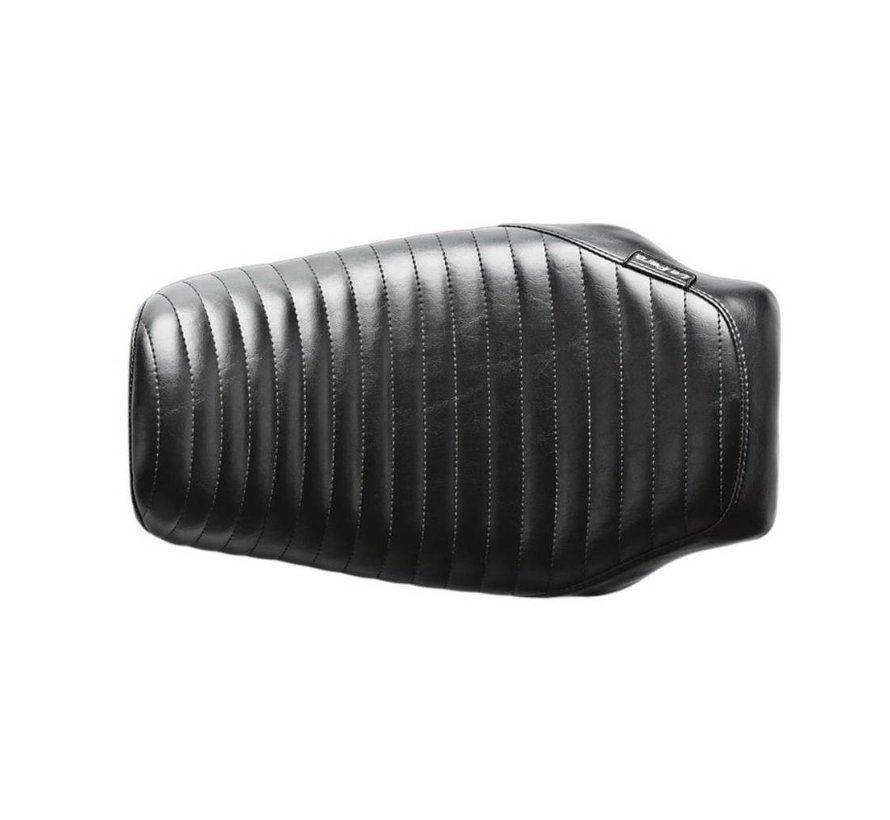 Siège solo Bare Bone Pleated Convient:> 06-17 Softail avec pneu arrière de 200 mm