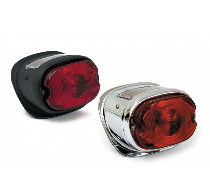 taillight Early 55-72 style tail lamp Black or Chrome