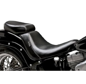 Le Pera seat solo Pillion Pad Bare Bone Smooth 06-16 Softail - 200mm rear tire