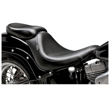 Le Pera seat solo Pillion Pad Silhouette Smooth 06-16 Softail - 200mm rear tire