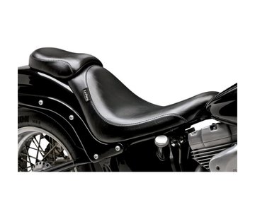 Le Pera seat solo Pillion Pad Silhouette Smooth 06-16 Softail - 200mm rear tire