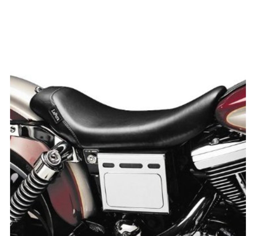 asiento solo Bare Bone Smooth Biker Gel 06-17 FLD / FXD Dyna