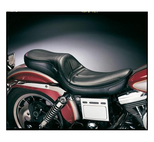 Le Pera seat Maverick Full Length 2-up Smooth 06-17 FLD/FXD Dyna