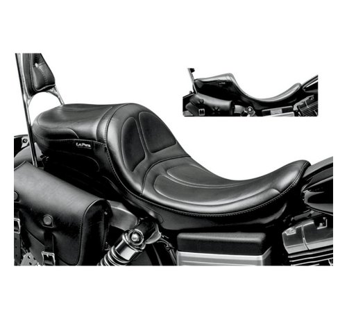 Le Pera Seat Maverick Daddy Long Legs 2-up lisse 06-17 Dyna FLD / FXD