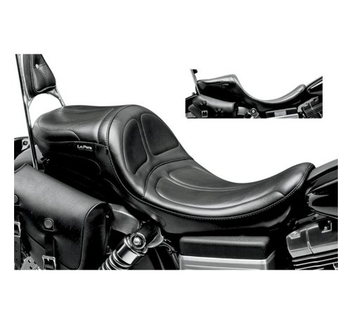 Le Pera seat Maverick Daddy Long Legs 2-up Smooth 06-17 FLD/FXD Dyna