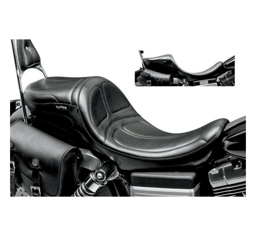 seat Maverick Daddy Long Legs 2-up Smooth 06-17 FLD/FXD Dyna