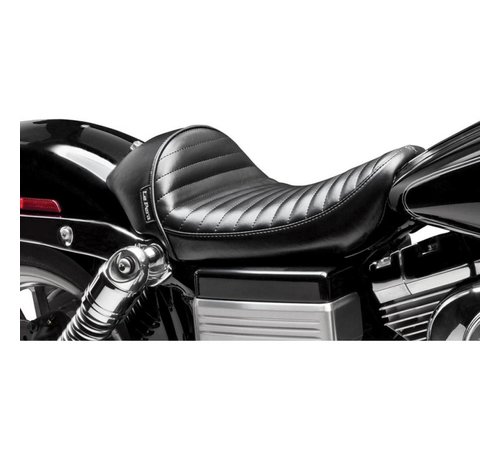 Le Pera seat solo Cafe Pleated 06-17 FLD/FXD Dyna