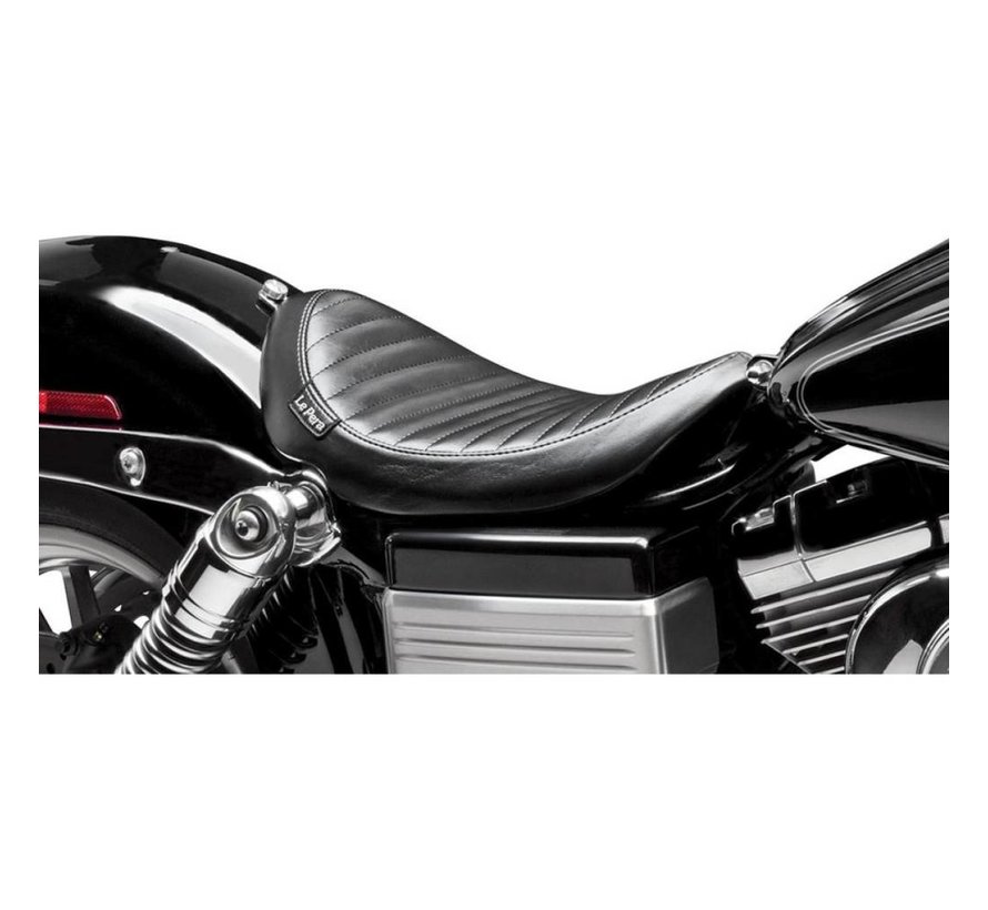 seat solo Lil Nugger Pleated 06-17 FLD/FXD Dyna