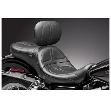 Le Pera Seat Maverick 2-up Smooth Backrest 06-17 Dyna FLD/FXD