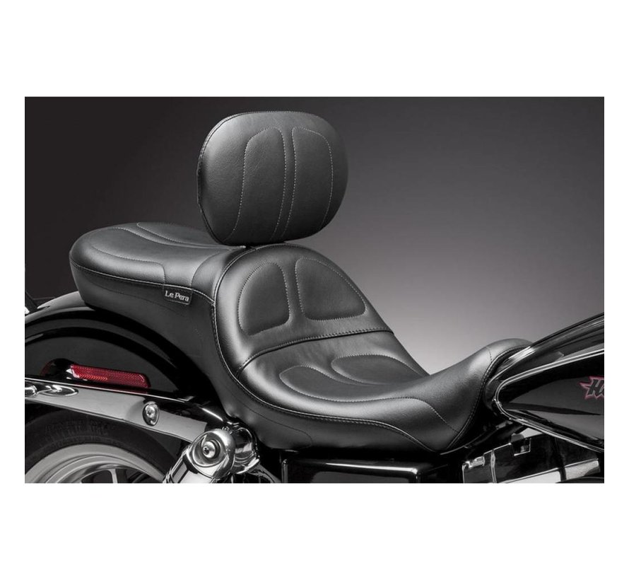 Seat Maverick 2-up modèles lisses Dossier 06-17 FLD / FXD Dyna