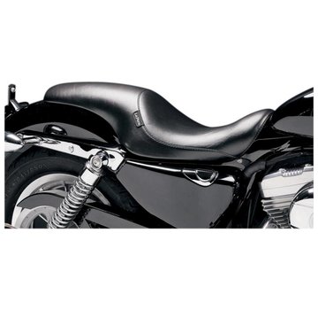 Le Pera seat Silhouette Up Front Smooth 04-06 and 10-22 Sportster XL with 3.3 Gallon Tank.