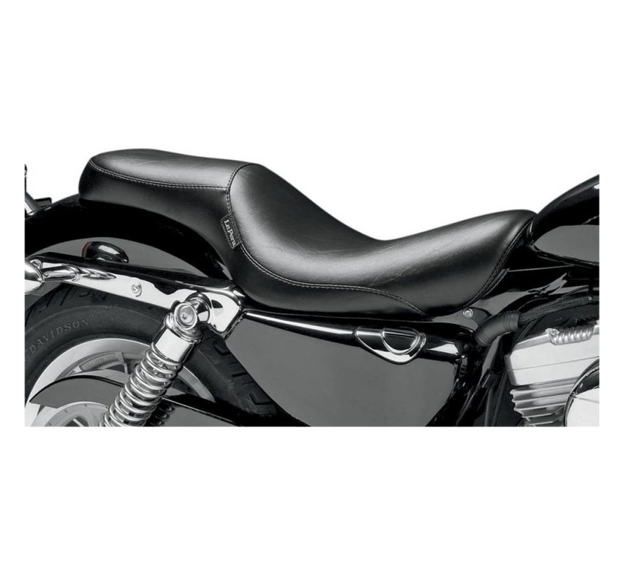 Zadel silhouet volledige lengte glad Past op: > 2004-2022 XL Sportster met 3 3 gallon tank