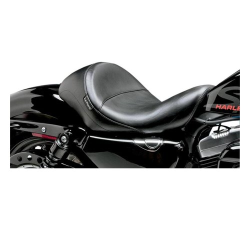 Le Pera seat solo Aviator Smooth 2004-2022 Sportster XL with 3 3 Gallon Tank