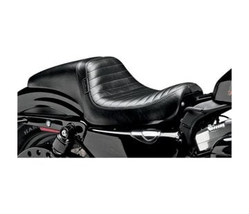 Le Pera seat Daytona Full Length Pleated 04-06 and 2010-2022 Sportster XL with 3.3 Gallon Gas Tank for