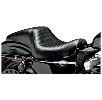 Le Pera seat Daytona Full Length Pleated 04-06 and 2010-2022 Sportster XL with 3.3 Gallon Gas Tank for