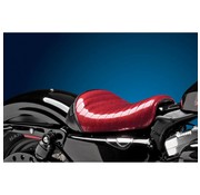 Le Pera Bare Bone Red Metal Flake Pleated 04-06 y 10-22 Sportster XL