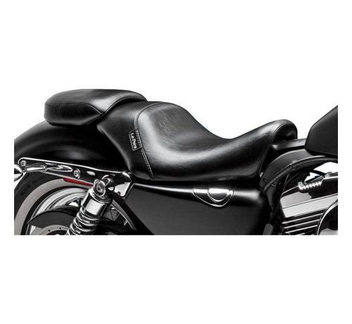 Le Pera seat solo Pillion Pad Bare Bone Smooth 07-09 Sportster XL with 4 5 Gallon Tank