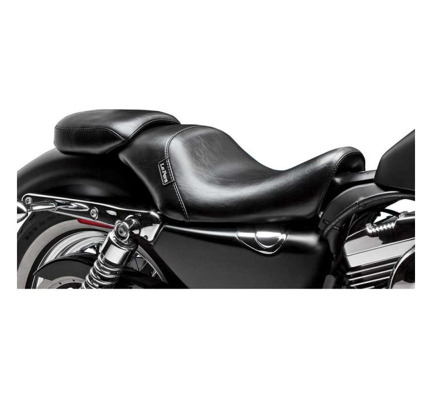 seat solo Pillion Pad Bare Bone Smooth 07-09 Sportster XL with 3 3 Gallon Tank