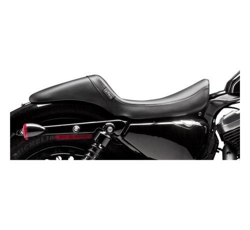 Le Pera seatDaytona Daddy Long leg Smooth 04-06 and 2010-2022 Sportster XL with 3 3 Gallon Gas Tank