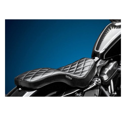 Le Pera  Cobra 2-up Diamond Fits:> 04-06 and 2010-2022 XL Sportster