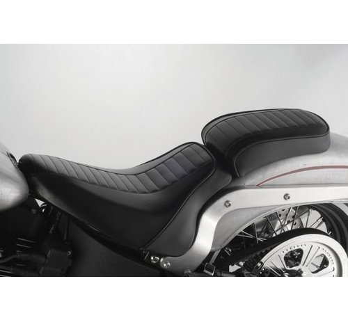 Le Pera seat solo Bare Bone Daddy-O - Fits: > 11-13 Softail FXS Blackline; 11-17 FLS/S Softail Slim