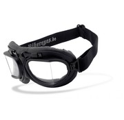 Helly Lunettes de soleil Goggle RB 2 - Noir clair Convient à:> tous les motards