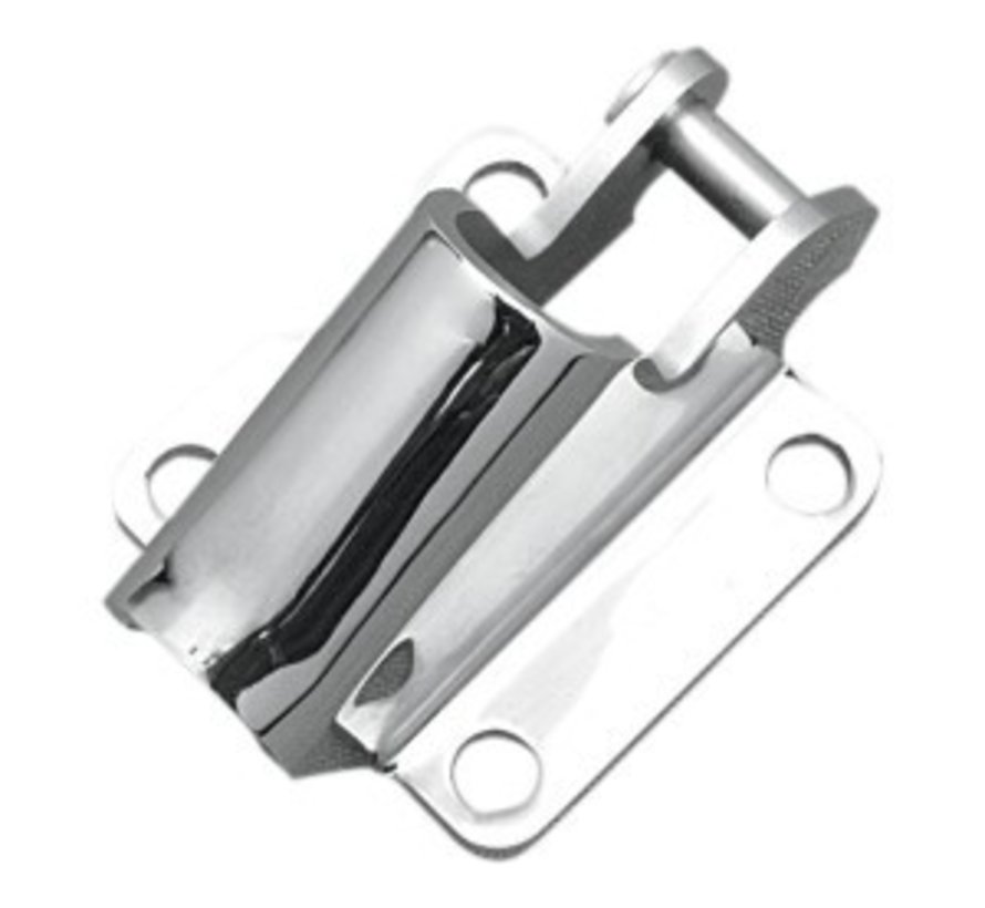 kickstand mount Chrome - 85-99 Big Twin