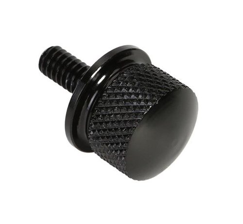 TC-Choppers seat knob Black Fits: > 1996 & up with 1/4"-20 fender nut