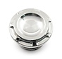 gas tank gas cap Groove - Polished Fits: > 96-20 Harley Davidson vented gas cap