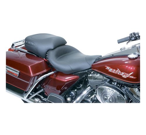 Mustang seat solo with Black Studs 97-07FLHR