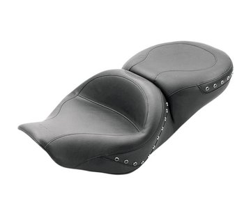 Mustang Wide Studded 2-Up Touring Seat Fits:> 97-07 FLHR