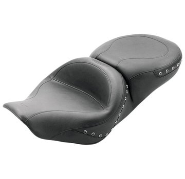 Mustang Wide Studded 2-Up Touring Seat Fits:> 97-07 FLHR