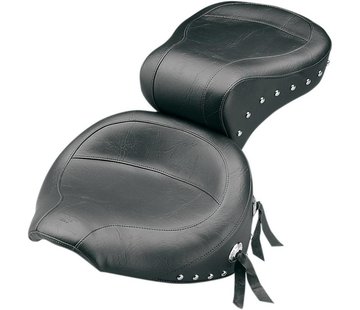 Mustang Asiento ancho con tachuelas 2-up Tour para:> 84-99 Softail